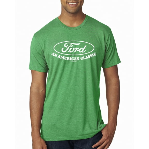 Wild Bobby, Ford Motors an American Classic, Cars and Trucks, Men Premium Tri Blend Tee, Envy, Small