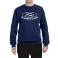 thumbnail image 1 of Wild Bobby, Ford Motors an American Classic, Cars and Trucks, Unisex Crewneck Graphic Sweatshirt, Navy, Large, 1 of 4
