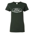 thumbnail image 1 of Wild Bobby, Ford Motors an American Classic, Cars and Trucks, Women Graphic Tee, Forest Green, Small, 1 of 4