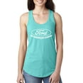 thumbnail image 1 of Wild Bobby, Ford Motors an American Classic, Cars and Trucks, Women Racerback Tank Top, Tahiti Blue, Small, 1 of 4