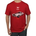 thumbnail image 1 of Wild Bobby, Ford Mustang 50 Years, Cars and Trucks, Men Graphic Tee, Red, Small, 1 of 4