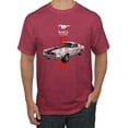 thumbnail image 1 of Wild Bobby, Ford Mustang 50 Years, Cars and Trucks, Men Graphic Tee, Vintage Heather Red, 3X-Large, 1 of 4
