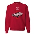 thumbnail image 1 of Wild Bobby, Ford Mustang 50 Years, Cars and Trucks, Unisex Crewneck Graphic Sweatshirt, Red, Small, 1 of 4