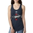 thumbnail image 1 of Wild Bobby, Ford Mustang 50 Years, Cars and Trucks, Women Racerback Tank Top, Navy, Medium, 1 of 4