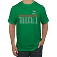 thumbnail image 1 of Wild Bobby, Ford Mustang 50 Years Logo Mach 1 Classic Emblem, Cars and Trucks, Men Graphic Tee, Kelly, X-Large, 1 of 4