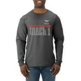 thumbnail image 1 of Wild Bobby, Ford Mustang 50 Years Logo Mach 1 Classic Emblem, Cars and Trucks, Men Long Sleeve Shirt, Heather Black, X-Large, 1 of 4