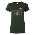thumbnail image 1 of Wild Bobby, Ford Mustang 50 Years Logo Mach 1 Classic Emblem, Cars and Trucks, Women Graphic Tee, Forest Green, XX-Large, 1 of 4