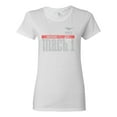 thumbnail image 1 of Wild Bobby, Ford Mustang 50 Years Logo Mach 1 Classic Emblem, Cars and Trucks, Women Graphic Tee, White, Small, 1 of 4