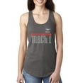 thumbnail image 1 of Wild Bobby, Ford Mustang 50 Years Logo Mach 1 Classic Emblem, Cars and Trucks, Women Racerback Tank Top, Dark Grey, Large, 1 of 4
