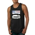 thumbnail image 1 of Wild Bobby, Ford Mustang Country USA 1964 Vintage American License Plate, Cars and Trucks, Men Graphic Tank Top, Black, Small, 1 of 4