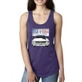 thumbnail image 1 of Wild Bobby, Ford Mustang Country USA 1964 Vintage American License Plate, Cars and Trucks, Women Racerback Tank Top, Purple Rush, Small, 1 of 4