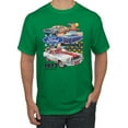thumbnail image 1 of Wild Bobby, Ford Mustang II Supercoupe 1977 Cars and Trucks Men Graphic Tee, Kelly, 4X-Large, 1 of 6