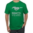 thumbnail image 1 of Wild Bobby, Ford Mustang Logo 50 Years Vintage Emblem, Cars and Trucks, Men Graphic Tee, Kelly, XX-Large, 1 of 4