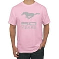 thumbnail image 1 of Wild Bobby, Ford Mustang Logo 50 Years Vintage Emblem, Cars and Trucks, Men Graphic Tee, Light Pink, Medium, 1 of 4