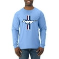 thumbnail image 1 of Wild Bobby Ford Mustang Retro USA Vintage Logo Classic Bar, Cars and Trucks Men Long Sleeve Shirt, 1 of 6