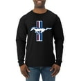 thumbnail image 1 of Wild Bobby Ford Mustang Retro USA Vintage Logo Classic Bar, Cars and Trucks Men Long Sleeve Shirt, 1 of 6