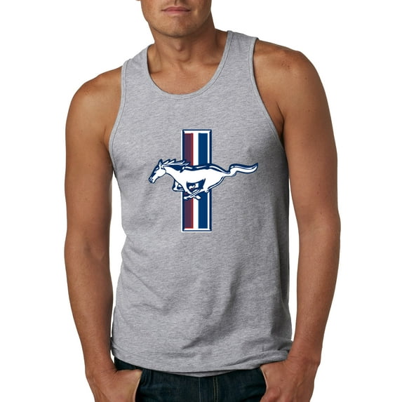 Wild Bobby Ford Mustang Retro USA Vintage Logo Classic Bar, Cars and Trucks Men Tank Top