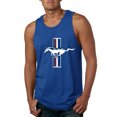 thumbnail image 1 of Wild Bobby Ford Mustang Retro USA Vintage Logo Classic Bar, Cars and Trucks Men Tank Top, 1 of 6