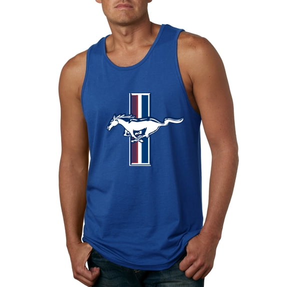 Wild Bobby Ford Mustang Retro USA Vintage Logo Classic Bar, Cars and Trucks Men Tank Top