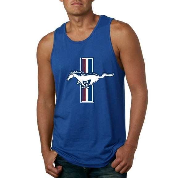 Wild Bobby Ford Mustang Retro USA Vintage Logo Classic Bar, Cars and Trucks Men Tank Top