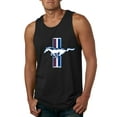thumbnail image 1 of Wild Bobby Ford Mustang Retro USA Vintage Logo Classic Bar, Cars and Trucks Men Tank Top, 1 of 6
