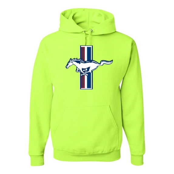 Wild Bobby Ford Mustang Retro USA Vintage Logo Classic Bar, Cars and Trucks Unisex Hoodie Sweatshirt