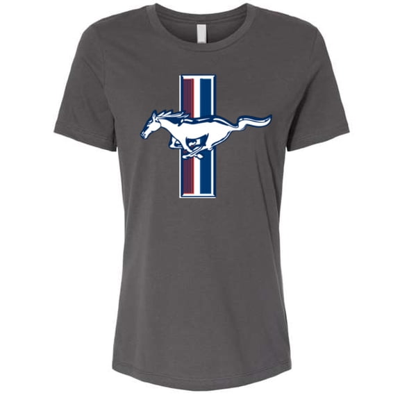 Wild Bobby Ford Mustang Retro USA Vintage Logo Classic Bar, Cars and Trucks Womens Premium T-Shirt