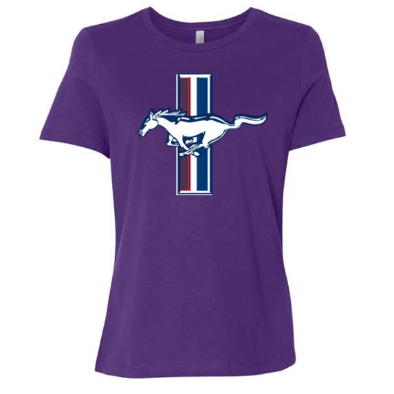 Wild Bobby Ford Mustang Retro USA Vintage Logo Classic Bar, Cars and Trucks Womens Premium T-Shirt