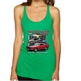 thumbnail image 1 of Wild Bobby Ford Mustang Untamed Spirit Mens Cars and Trucks Women Tri-Blend Racerback Tank Top, 1 of 6