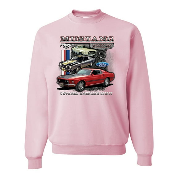 Wild Bobby Ford Mustang Untamed Spirit Mens Cars and Trucks Unisex Crewneck Sweatshirt