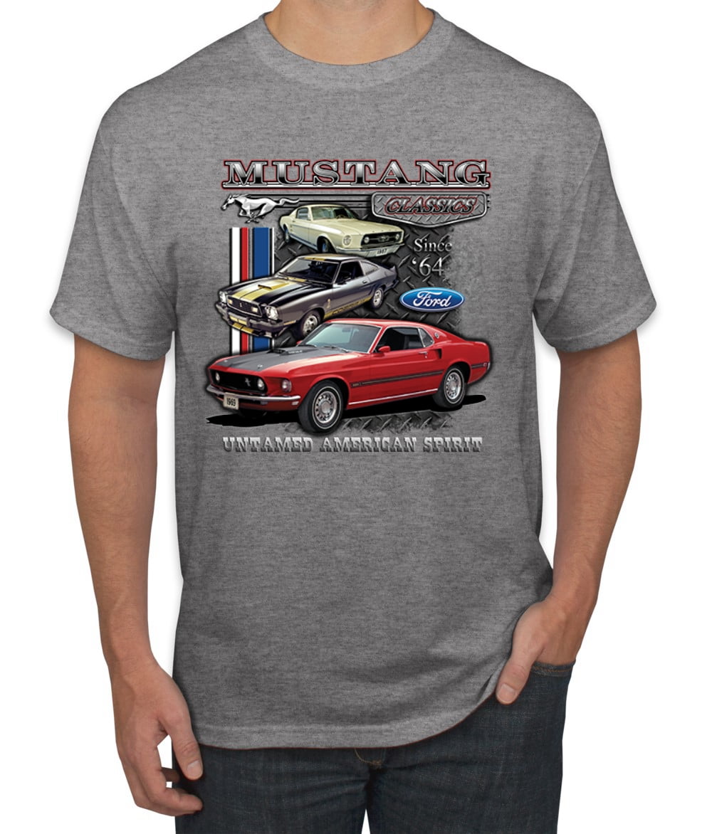 Ford Mustang Classics T-Shirt Muscle Car Untamed American Spirit Tee-640858