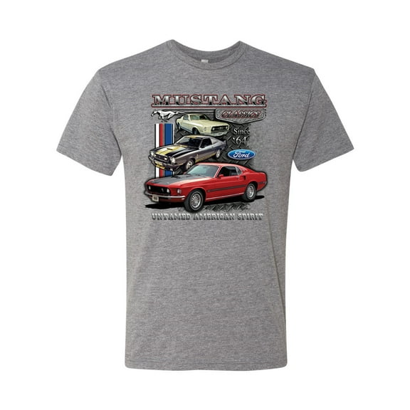 Wild Bobby Ford Mustang Untamed Spirit Mens Cars and Trucks Men Premium Tri Blend Tee