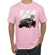 Wild Bobby, Ford Offroad Machine Classic Built Tough 4x4 Off Road, Cars and Trucks, Men Graphic Tee, Light Pink, 3X-Large