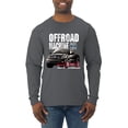 thumbnail image 1 of Wild Bobby, Ford Offroad Machine Classic Built Tough 4x4 Off Road, Cars and Trucks, Men Long Sleeve Shirt, Charcoal, Large, 1 of 4