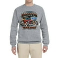 thumbnail image 1 of Wild Bobby, Ford Retro T-Bucket Roadster 1923 Vintage Garage Motors, Cars and Trucks, Unisex Crewneck Graphic Sweatshirt, Heather Grey, Small, 1 of 4
