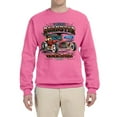 thumbnail image 1 of Wild Bobby, Ford Retro T-Bucket Roadster 1923 Vintage Garage Motors, Cars and Trucks, Unisex Crewneck Graphic Sweatshirt, Neon Pink, XX-Large, 1 of 4