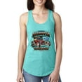 thumbnail image 1 of Wild Bobby, Ford Retro T-Bucket Roadster 1923 Vintage Garage Motors, Cars and Trucks, Women Racerback Tank Top, Tahiti Blue, Large, 1 of 4