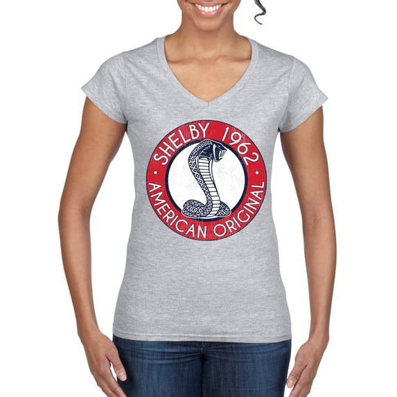 Wild Bobby Ford Shelby 1962 American Original Women Standard V-Neck Tee