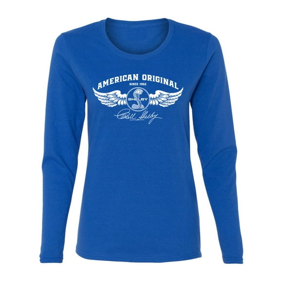 Wild Bobby Ford Shelby All American Since 1962 Women Graphic Long Sleeve Tee