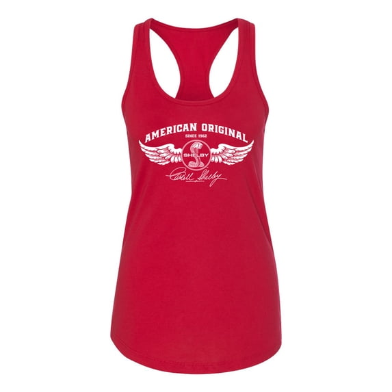 Wild Bobby Ford Shelby All American Since 1962 Women Racerback Tank Top