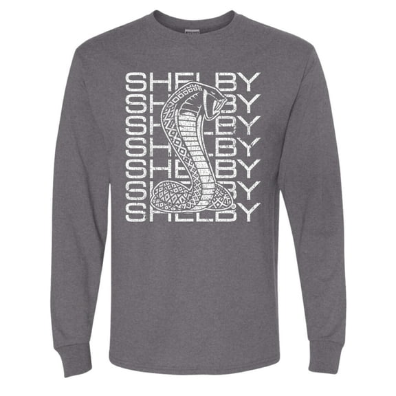 Wild Bobby Ford Shelby All-Over Cobra Men Long Sleeve Shirt