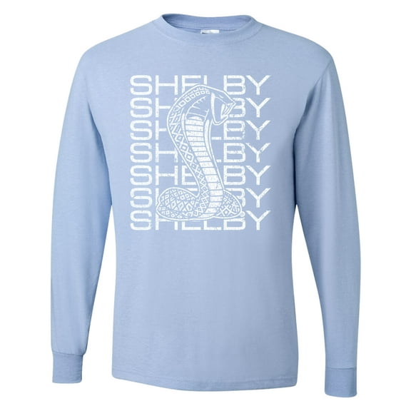 Wild Bobby Ford Shelby All-Over Cobra Men Long Sleeve Shirt