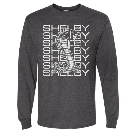 Wild Bobby Ford Shelby All-Over Cobra Men Long Sleeve Shirt