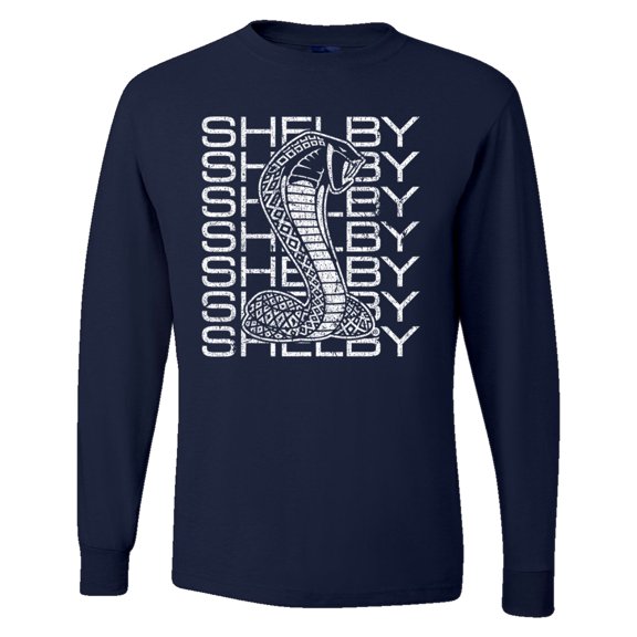 Wild Bobby Ford Shelby All-Over Cobra Men Long Sleeve Shirt