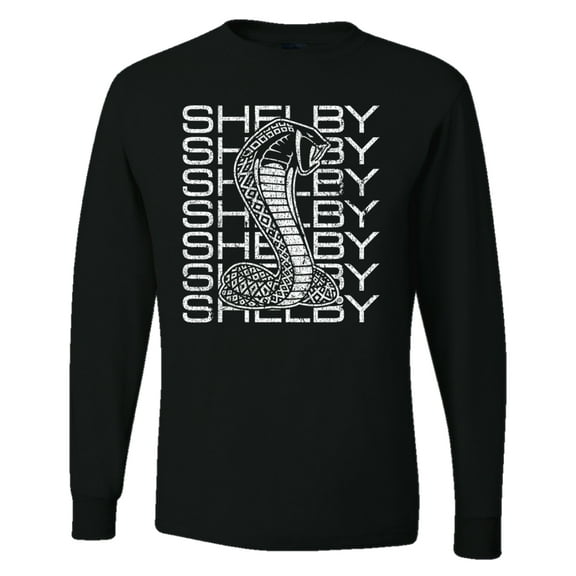 Wild Bobby Ford Shelby All-Over Cobra Men Long Sleeve Shirt