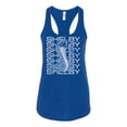thumbnail image 1 of Wild Bobby Ford Shelby All-Over Cobra Women Racerback Tank Top, 1 of 6