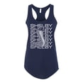 thumbnail image 1 of Wild Bobby Ford Shelby All-Over Cobra Women Racerback Tank Top, 1 of 6