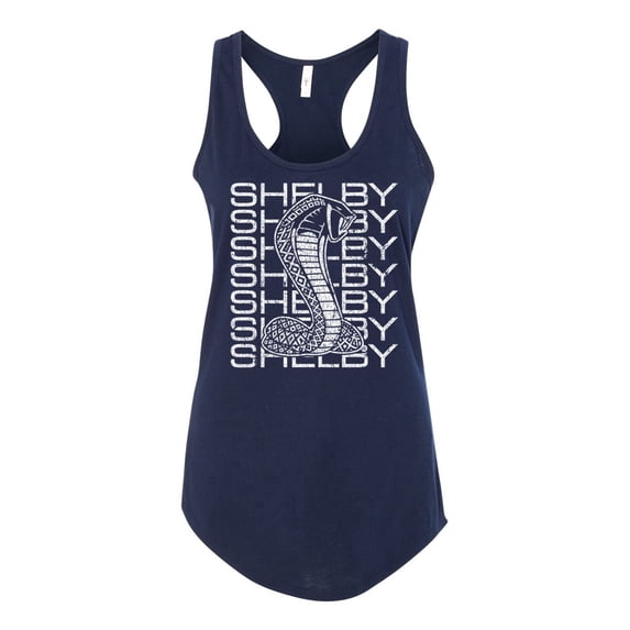 Wild Bobby Ford Shelby All-Over Cobra Women Racerback Tank Top
