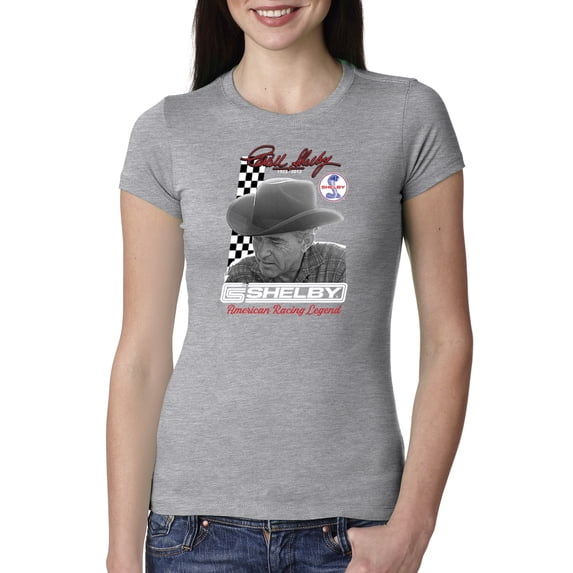Wild Bobby Ford Shelby American Racing Legend Women Slim Fit Junior Tee