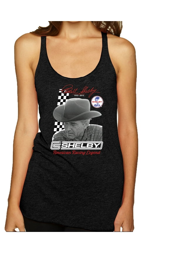 Ford Shelby American Racing Legend Women Tri-Blend Racerback Tank Top